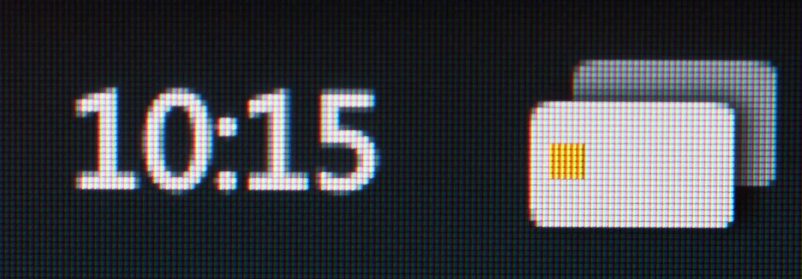 The time on some sort of display says it is 10:15