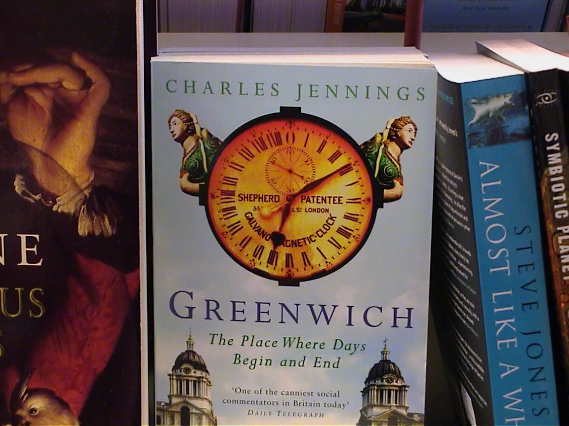 There’s a clock printed on the cover of this books. It’s not the usual clock face with 12 hours printed around a circle. This one has 24. So after some puzzling it turns out the time is 13:10.