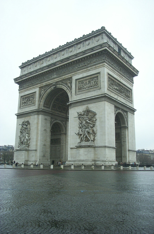 arc de triomphe, de grote versie