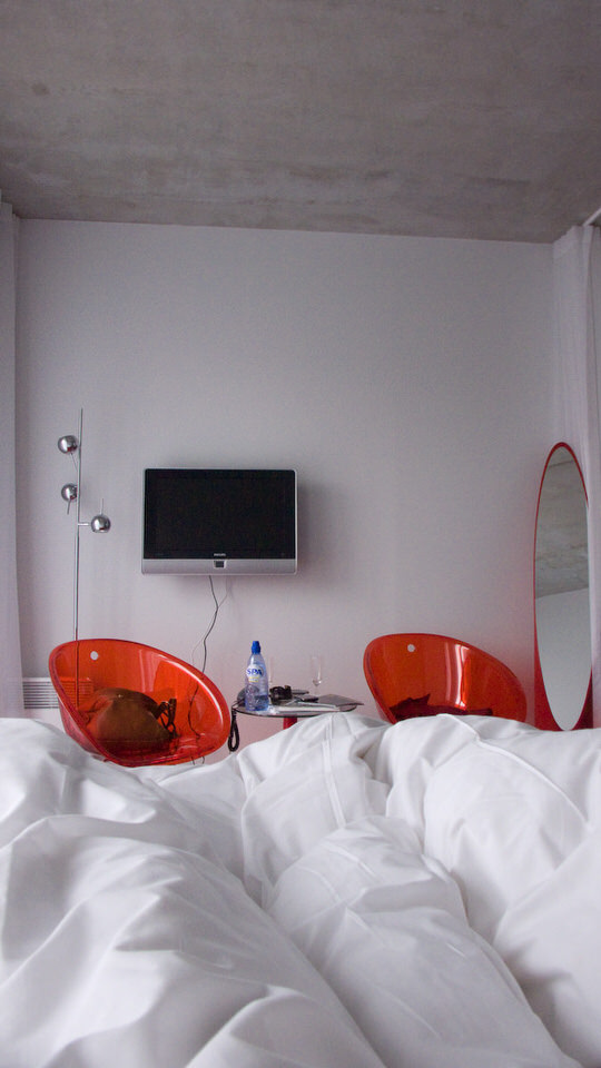 kamer in hotel banks, de grote versie