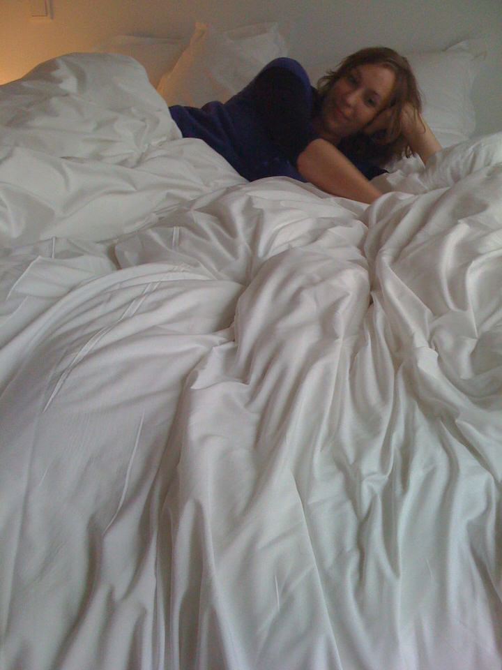 in bed, de grote versie