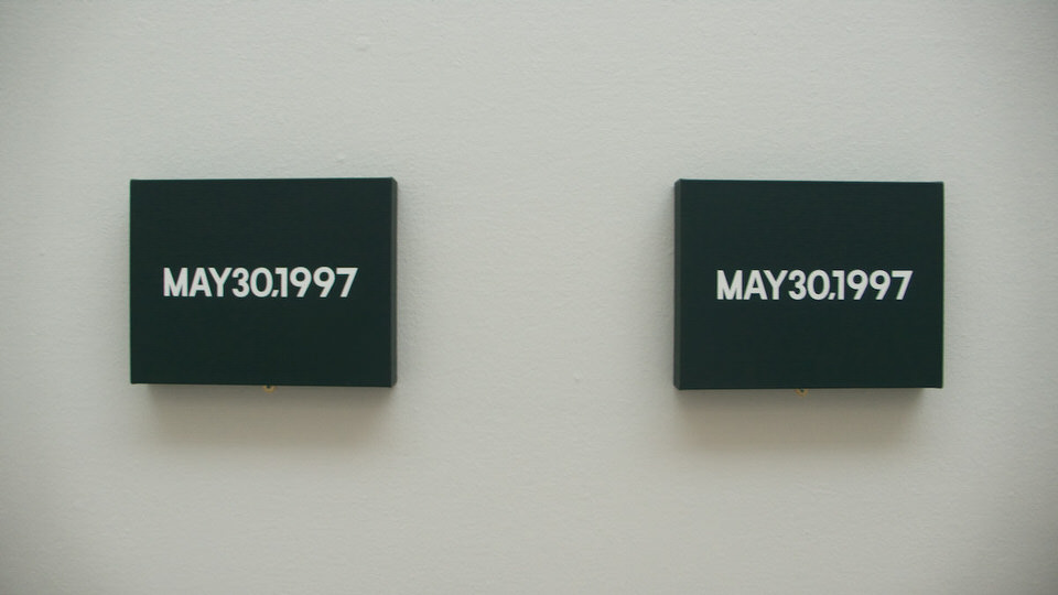 on kawara   30 mei 1997, de grote versie