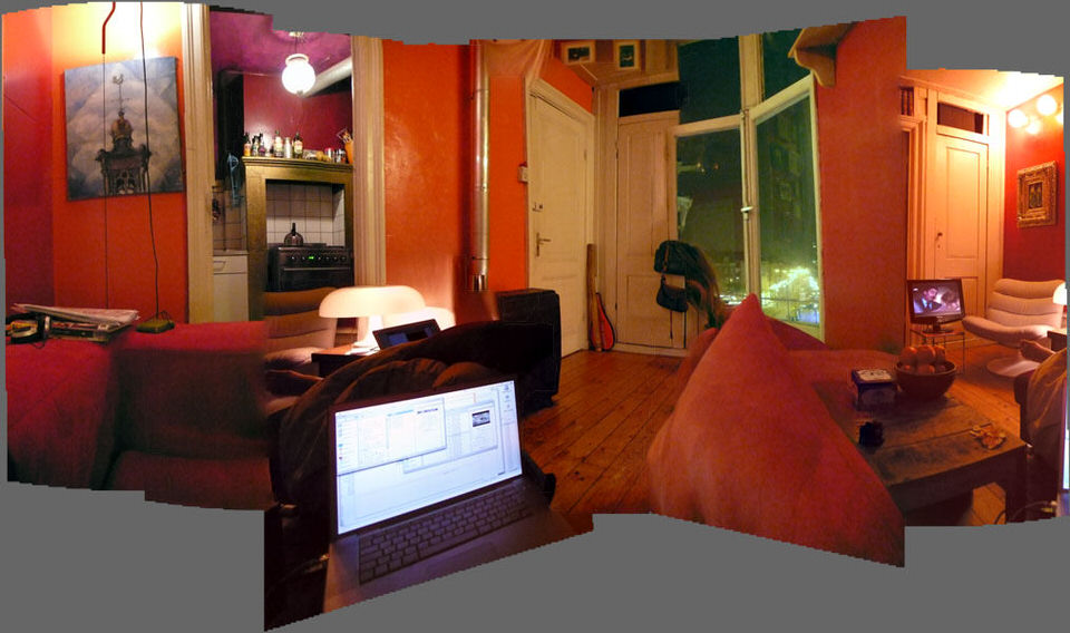 woonkamer collage, de grote versie