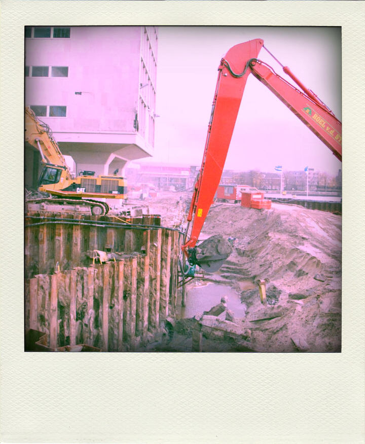 slopen en graven poladroid, de grote versie