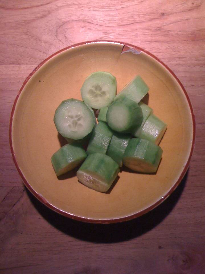 komkommersalade 25, de grote versie