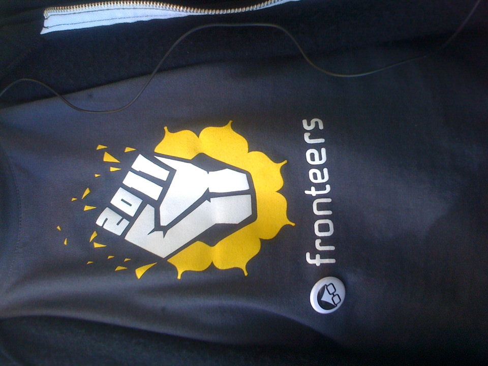 fronteers shirt, de grote versie